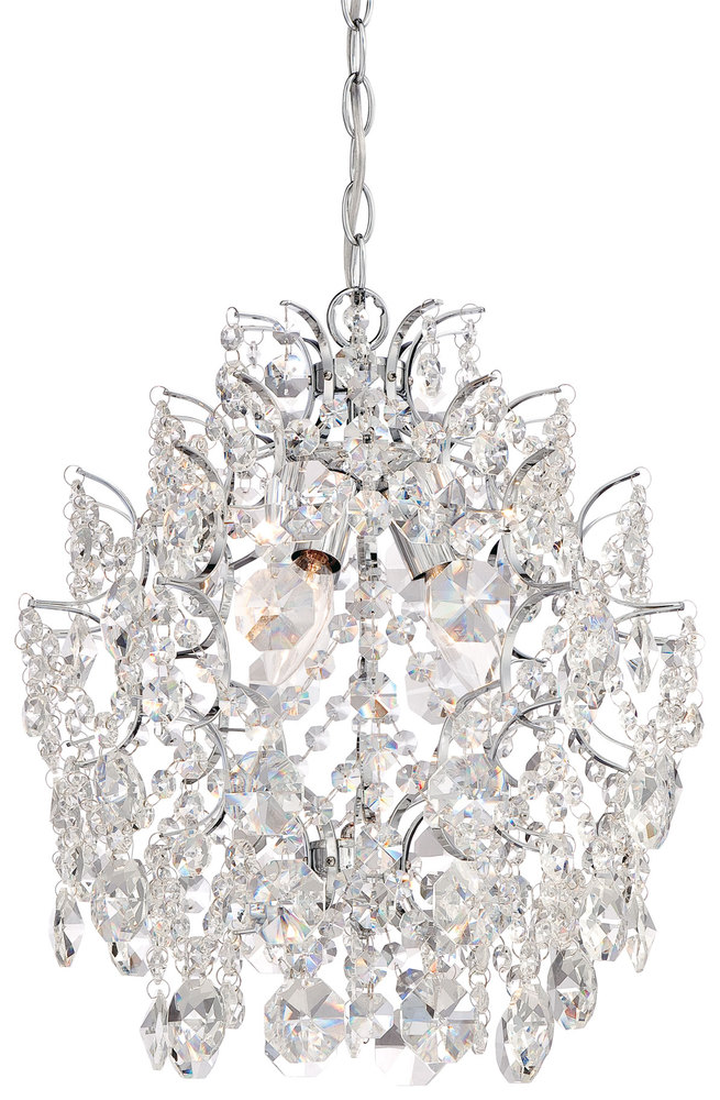 3 LIGHT MINI CHANDELIER & SEMI FLUSH