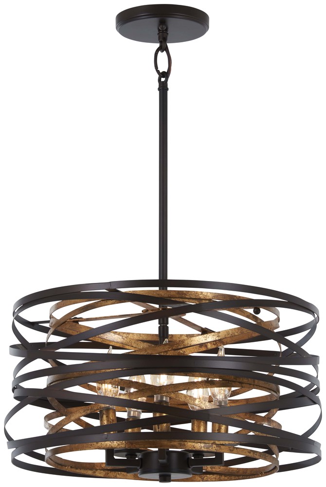 5 LIGHT PENDANT (CONVERTIBLE TO SEMIFLUSH)