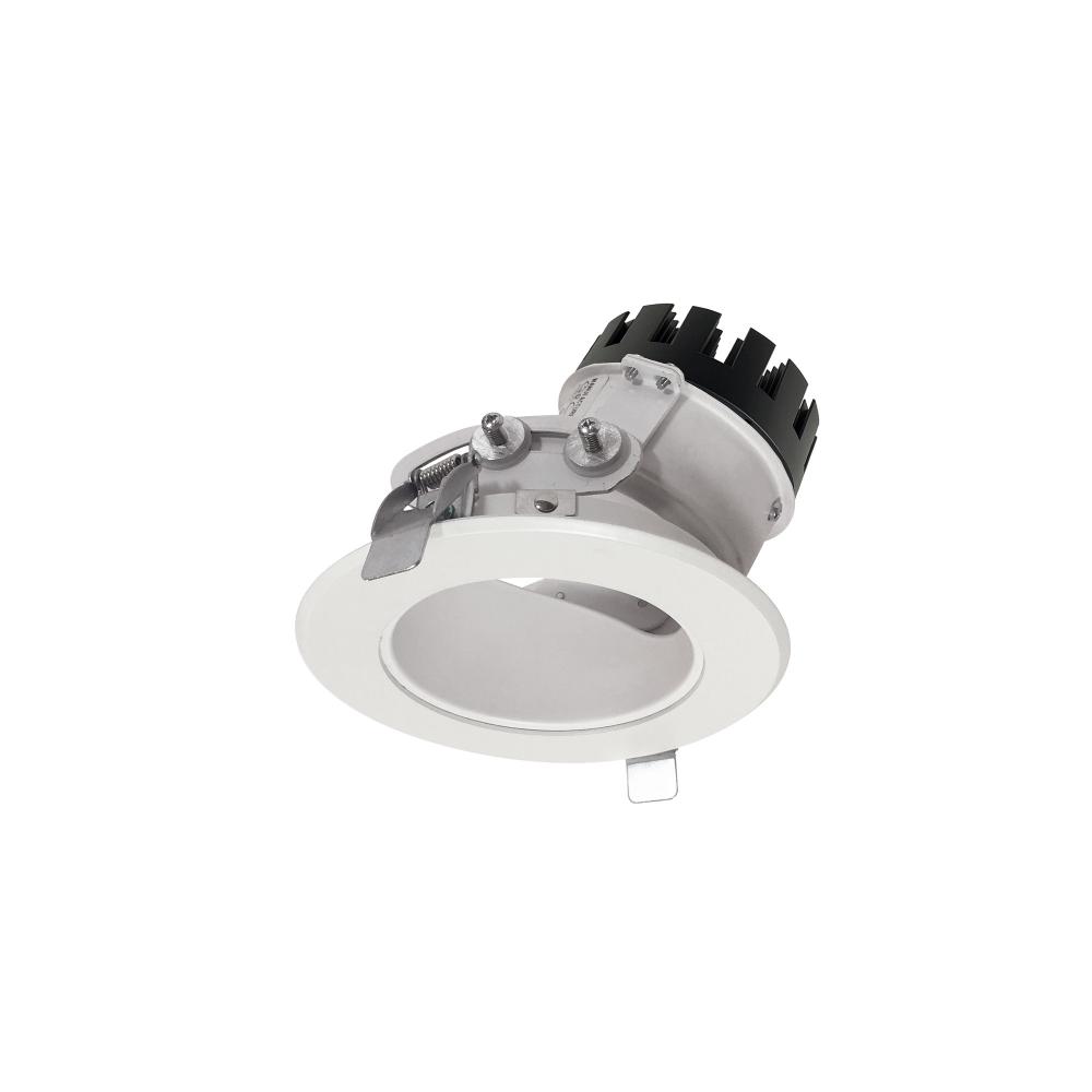 4&#34; Sapphire III Round Adjustable Reflector, 1500lm,  4000K, Narrow Flood Optic, Matte Powder
