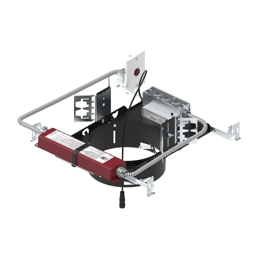 8&#34; Sapphire III Non-IC New Construction Housing w/ Remote Test Switch EM Driver, 46W / 4500lm,