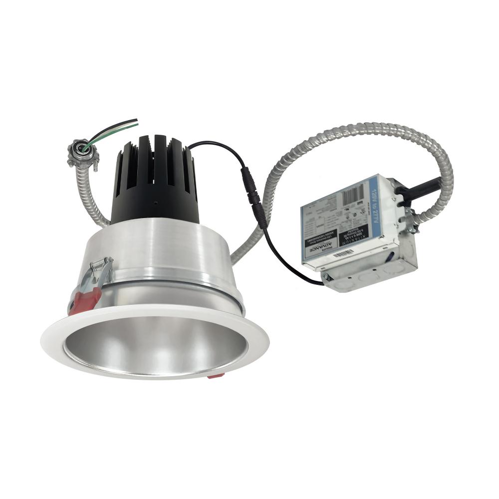 6&#34; Sapphire III Retrofit, Haze Reflector/Matte Powder White Flange, 120V; 0-10V Dimming, 2500lm