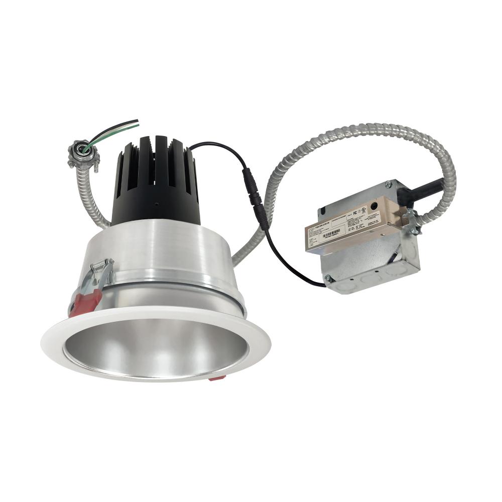 6&#34; Sapphire III Retrofit, Haze Reflector/Matte Powder White Flange, 120V; Phase Dimming, 4500lm