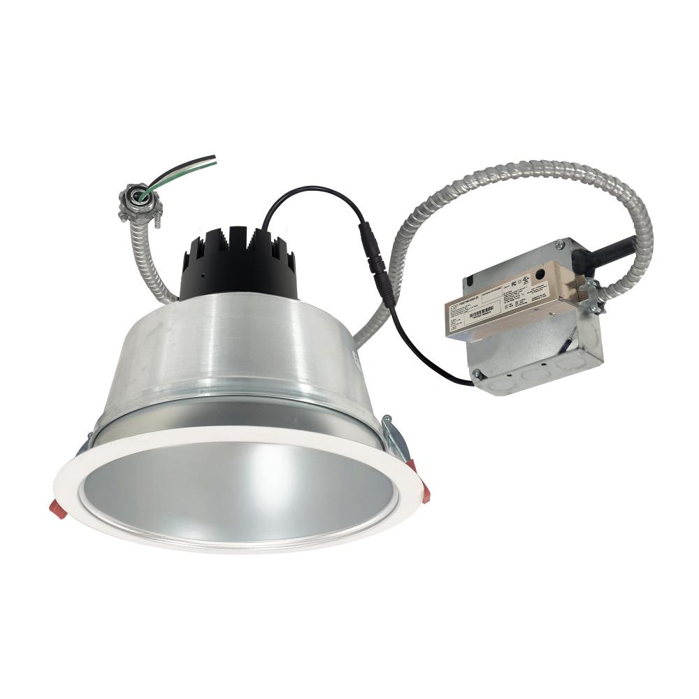 8&#34; Sapphire III Retrofit, Haze Reflector/Matte Powder White Flange, 120V; Phase Dimming, 900lm /