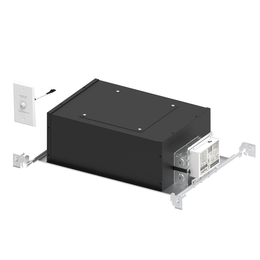 4&#34; Iolite LED Dedicated Chicago Plenum New Construction Housing w/ EM Driver, 24W, 120V-277V