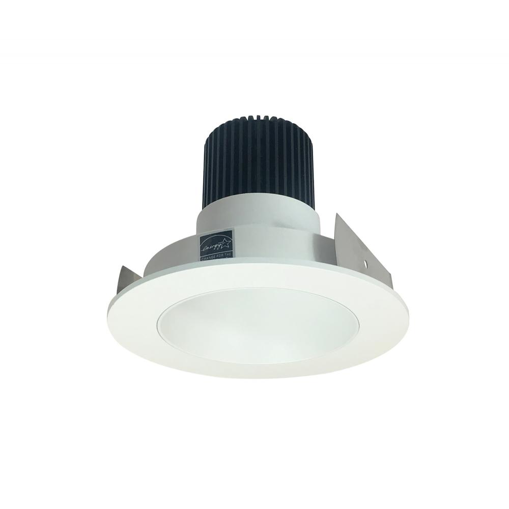 4&#34; Iolite LED Round Reflector, 10-Degree Optic, 800lm / 12W, 3500K, Matte Powder White Reflector