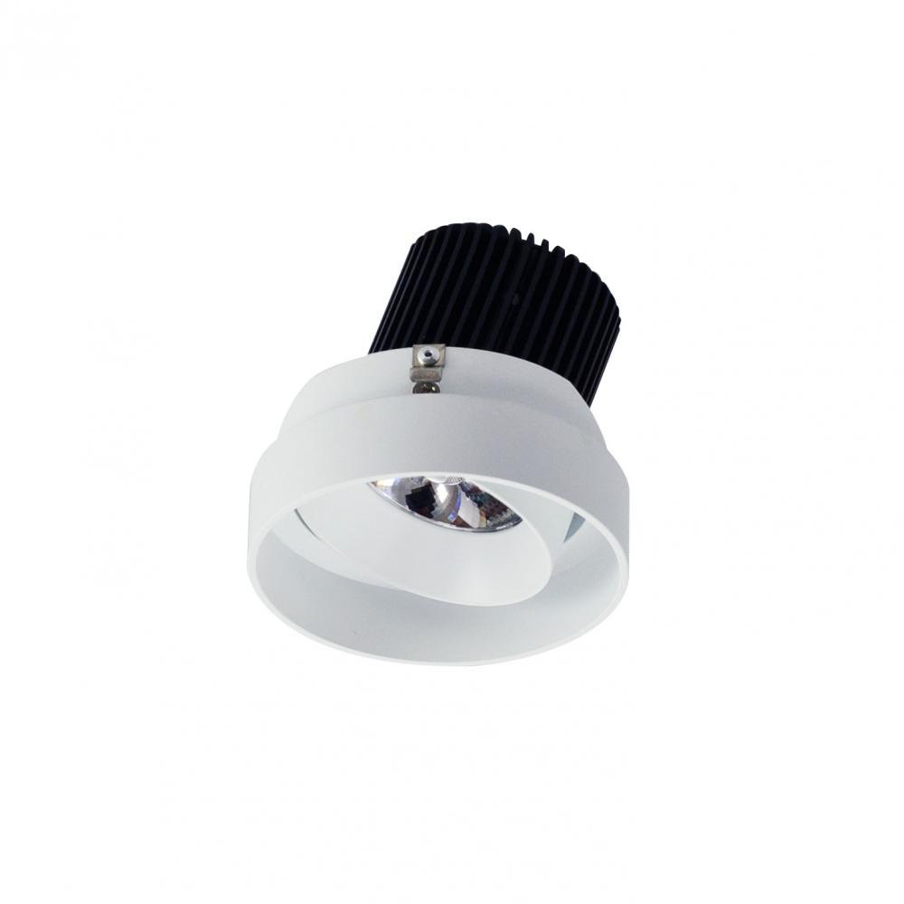 4&#34; Iolite LED Round Trimless Adjustable, 10-Degree Optic, 800lm / 12W, 3500K, Matte Powder White