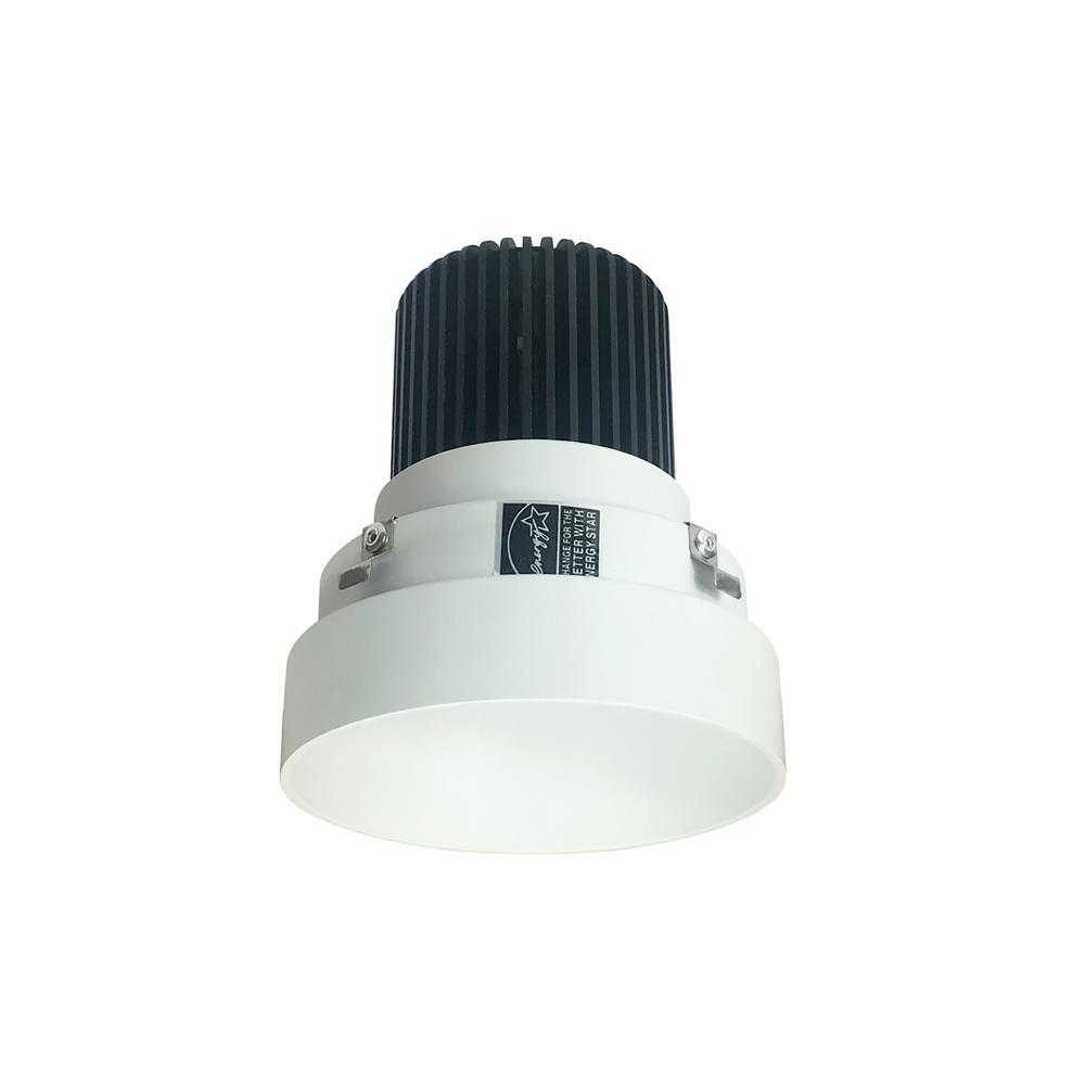 4&#34; Iolite LED Round Trimless Downlight, 10-Degree Optic, 800lm / 12W, 3500K, Matte Powder White