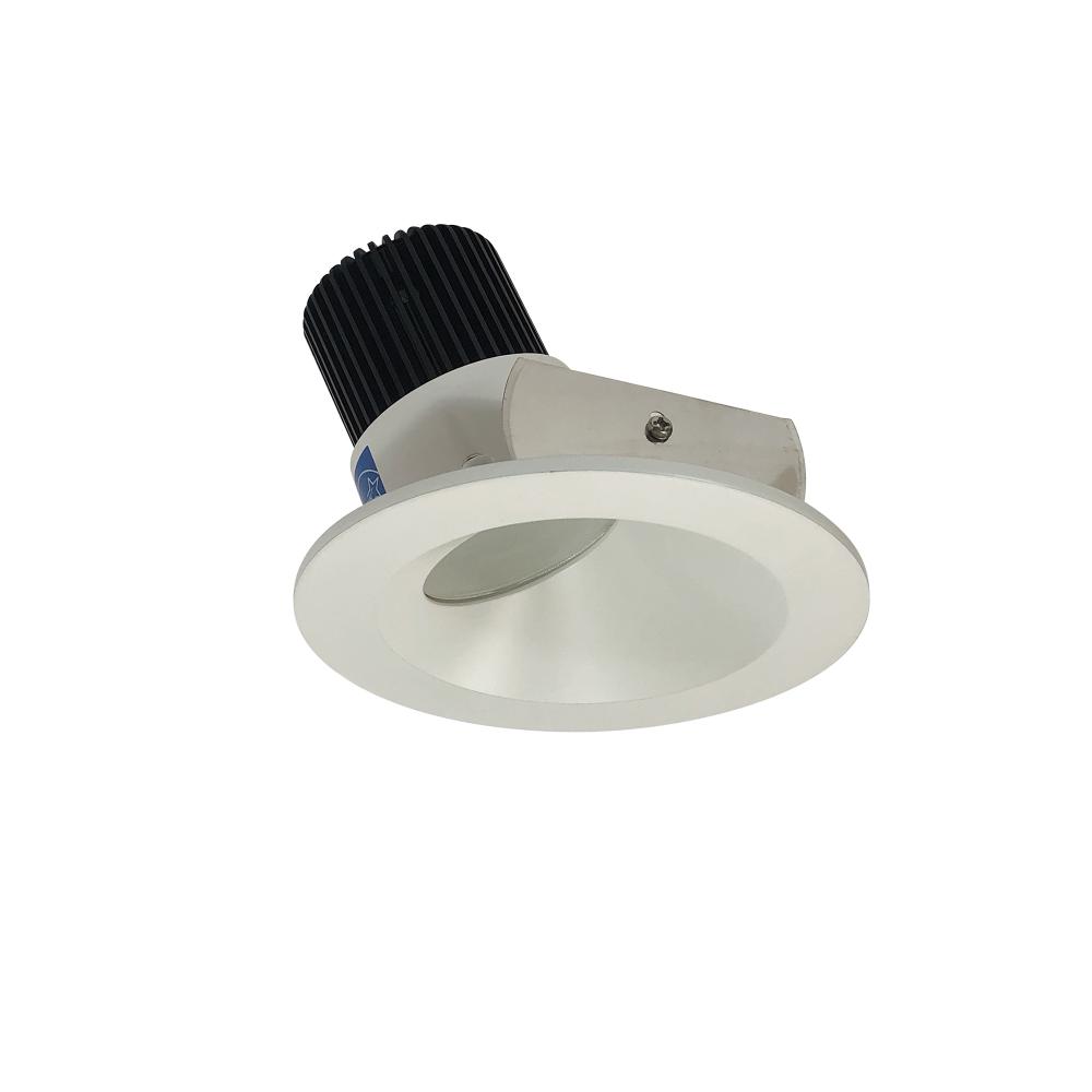 4&#34; Iolite LED Round Wall Wash, 1000lm / 14W, 5000K, Matte Powder White Reflector / Matte Powder