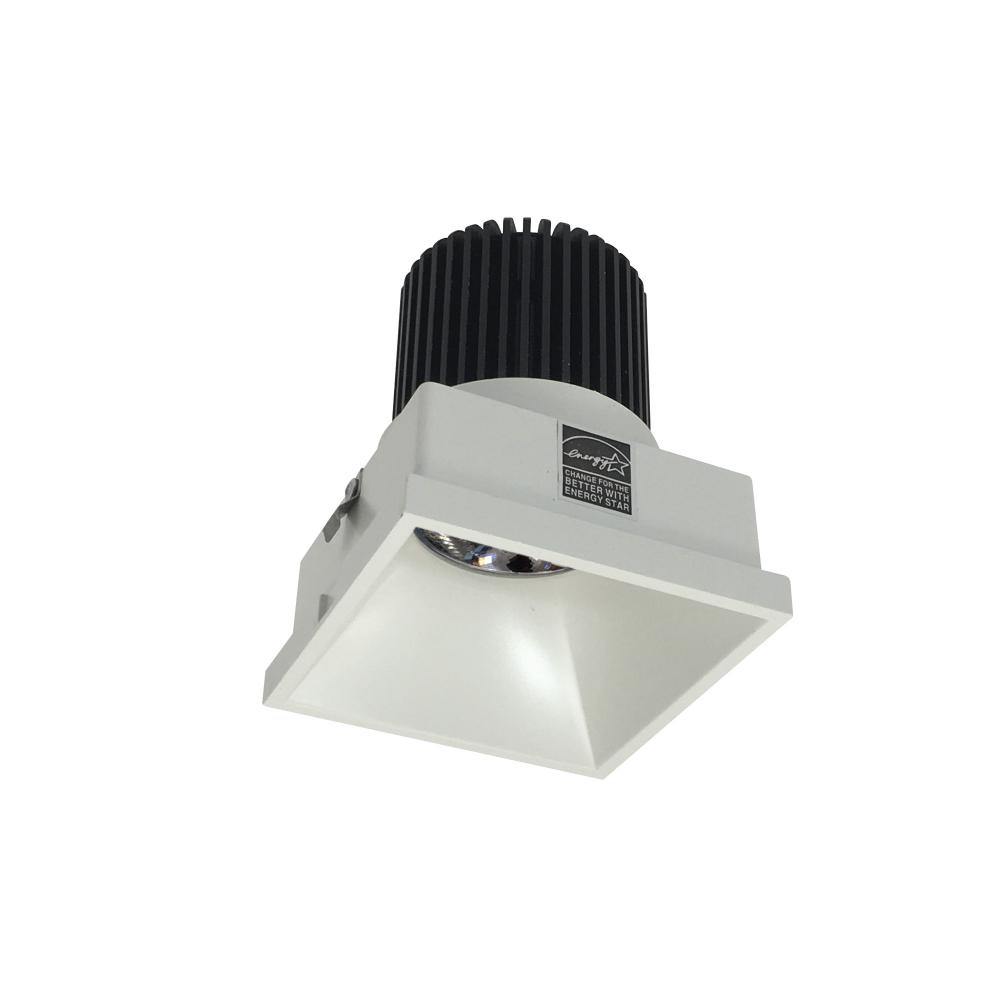 4&#34; Iolite LED Square Trimless Downlight, 10-Degree Optic, 800lm / 12W, 4000K, White Finish