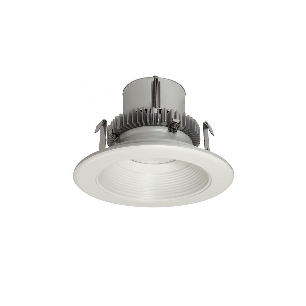 4&#34; Cobalt Click LED Retrofit, Baffle, 1000lm / 12W, 2700K, White Baffle / White Flange