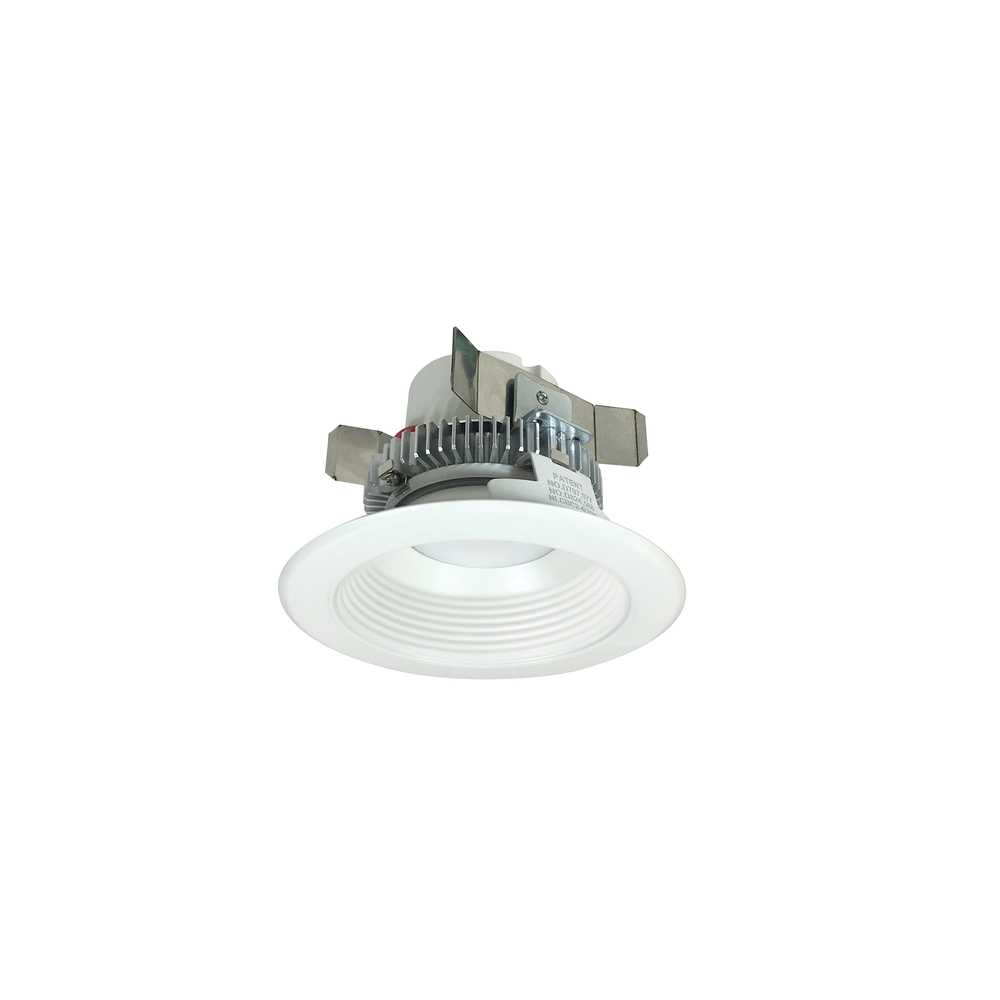 4&#34; Cobalt Click LED Retrofit, Round Baffle, 750lm / 10W, 2700K, White Reflector / White Flange,