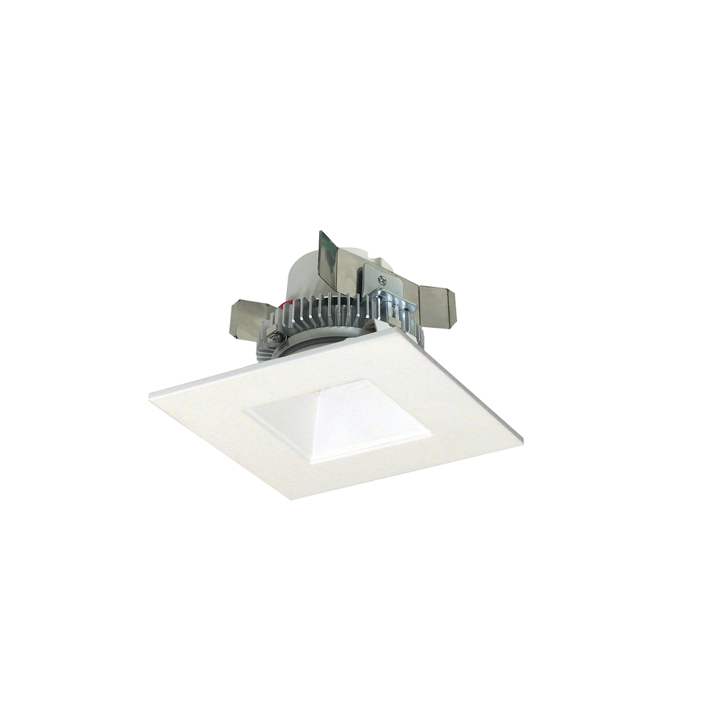 4&#34; Cobalt Click LED Retrofit, Square Reflector, 750lm / 10W, 3000K, White Reflector / White