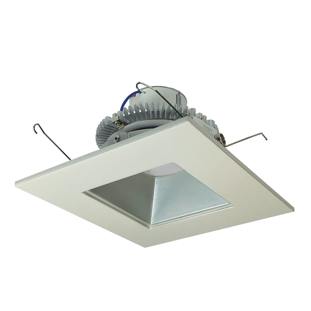 6&#34; Cobalt Click LED Retrofit, Square Reflector, 1000lm / 12W, 3500K, Matte Powder White