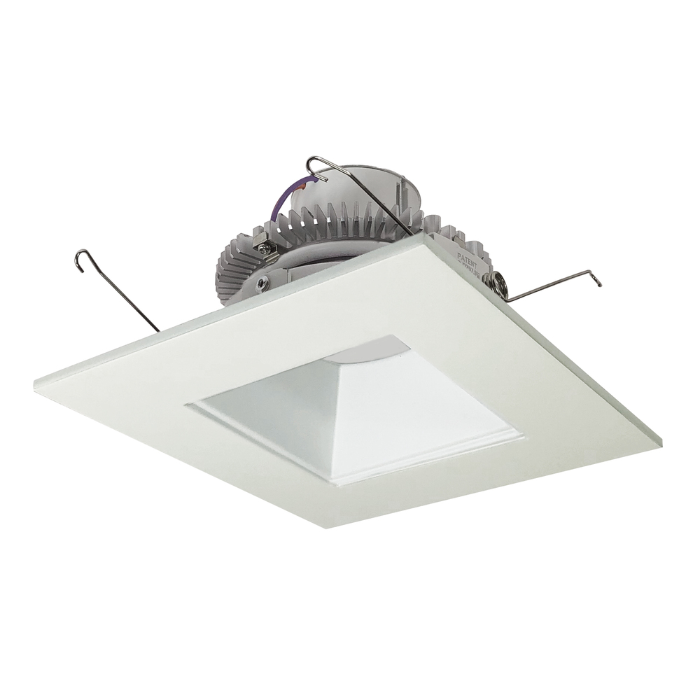 6&#34; Cobalt Click LED Retrofit, Square Reflector, 1000lm / 12W, 4000K, White Reflector / White