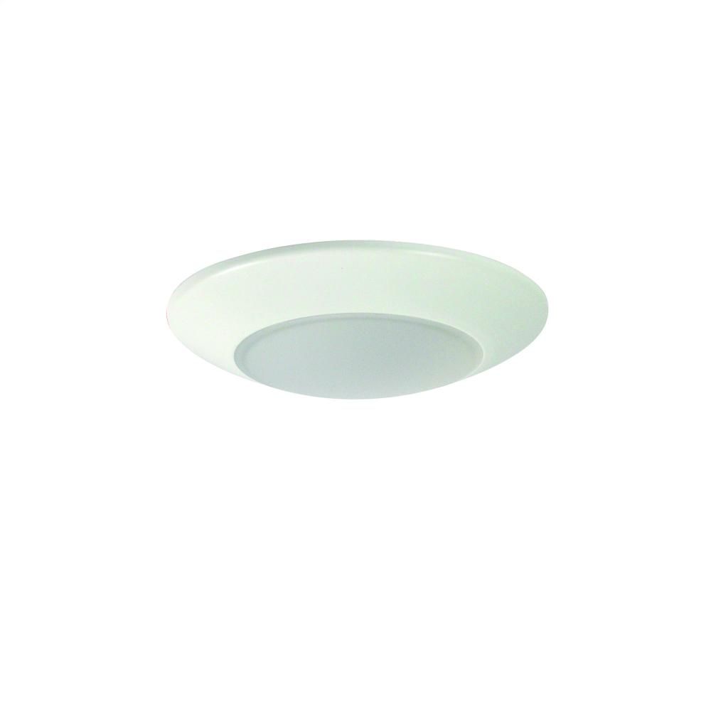 4&#34; AC Opal LED Surface Mount, 700lm / 10.5W, 3000K, White finish