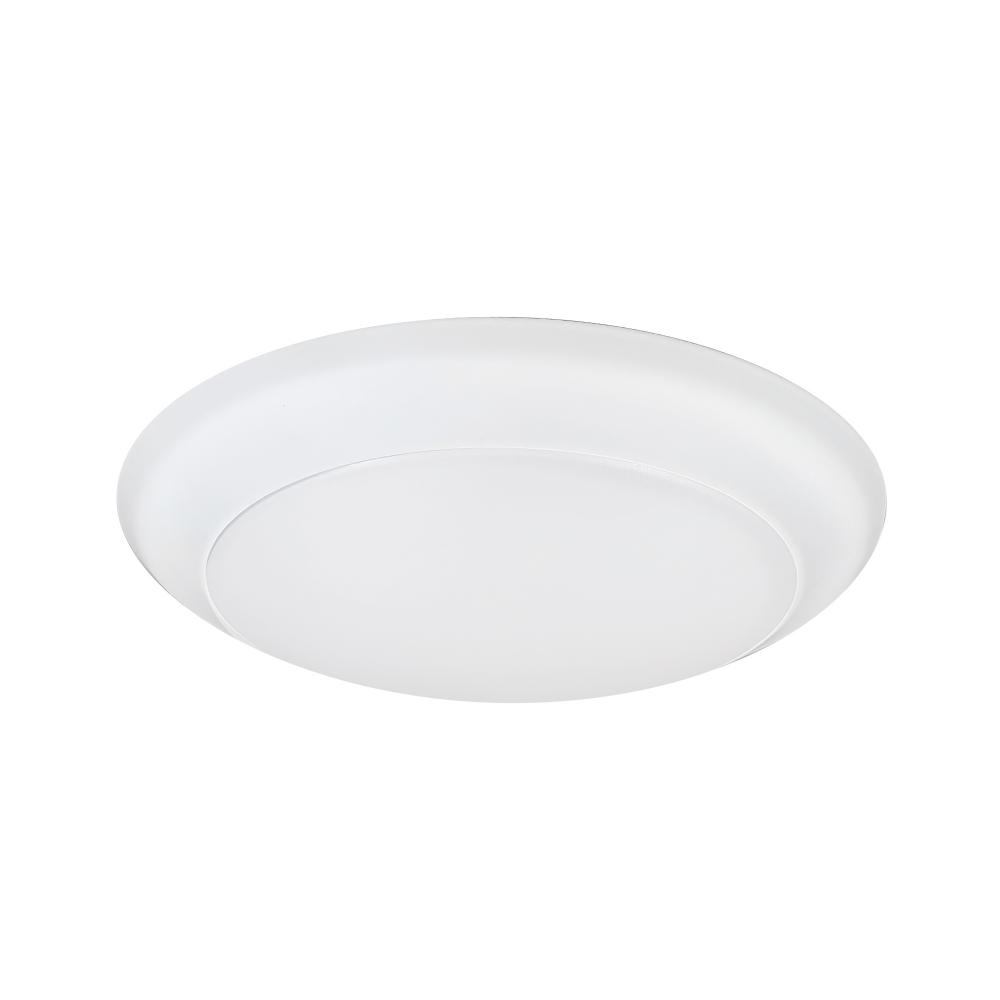 6&#34; AC Opal LED Surface Mount, 1100lm / 16.5W, 2700K, White finish