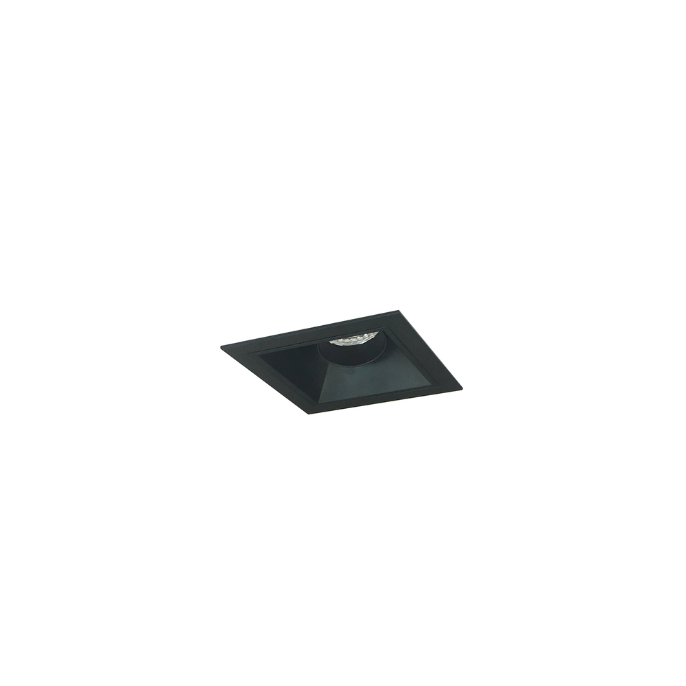 Iolite MLS 1-Head Trim Kit, Black Flange, Comfort Dim, 800lm, Black Adj. Snoot Trim