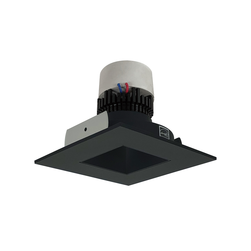 4&#34; Pearl LED Square Retrofit Reflector with Square Aperture, 1000lm / 12W, 3000K, Black