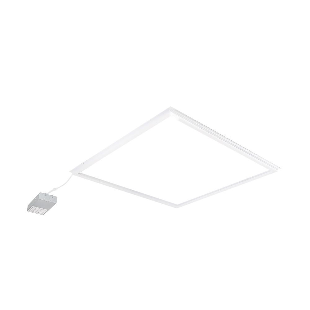 2&#39;x2&#39; LED Frame Light with Selectable Lumens & CCT, White Finish