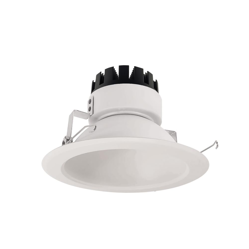 6&#34; Marquise III Round Open Reflector, 900lm, 3000K, Narrow Flood Optic, White Reflector/White