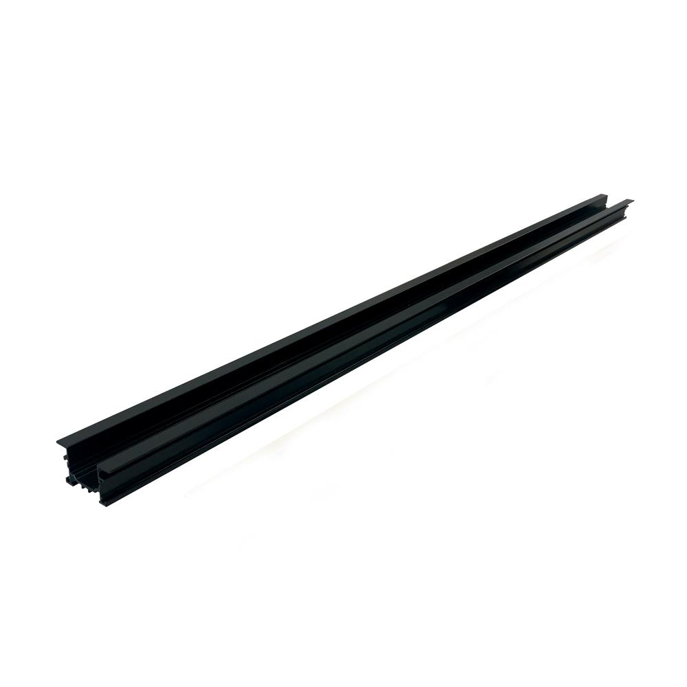 4&#39; Recessed Track Housing, Black