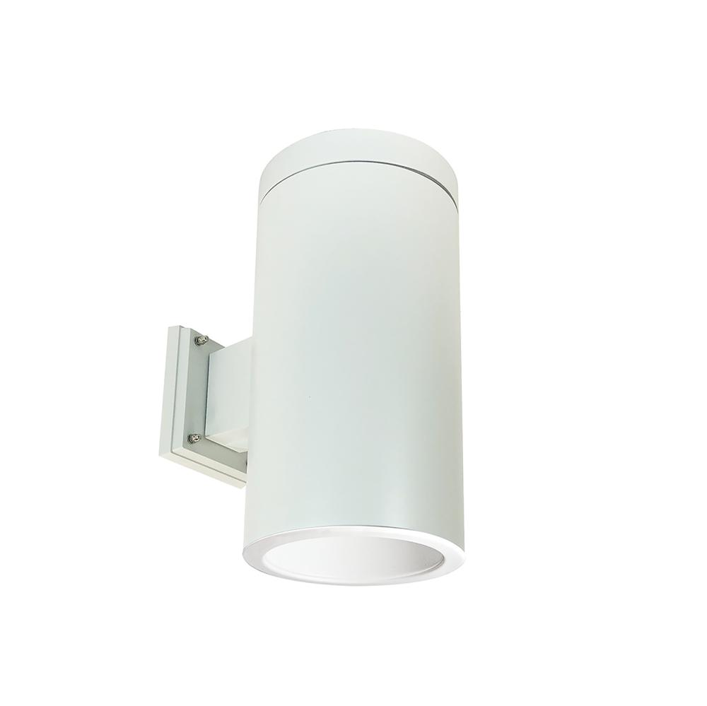 6&#34; Cylinder, White, Wall Mount, 20W Med Base LED, Refl., White