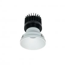 Nora NIO-4PRTLNDC30XMPW/HL - 4" Iolite PLUS Round Trimless Downlight, 1500lm/2000lm/2500lm (varies by housing), 3000K, Matte