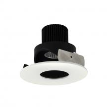 Nora NIO-4RPHA30QBMPW - 4" Iolite LED Round Adjustable Pinhole, 10-Degree Optic, 800lm / 12W, 3000K, Black Pinhole /
