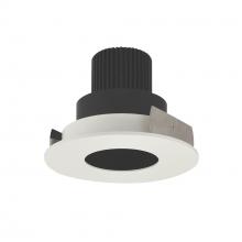 Nora NIO-4RPH40QMPW - 4" Iolite LED Round Pinhole, 10-Degree Optic, 800lm / 12W, 4000K, Matte Powder White Pinhole /