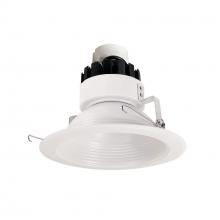 Nora NRMC3-62L140NWW - 6" Marquise III Retrofit, White Baffle/White Flange, 120-277V; 0-10V Dimming, 1300lm / 12W,