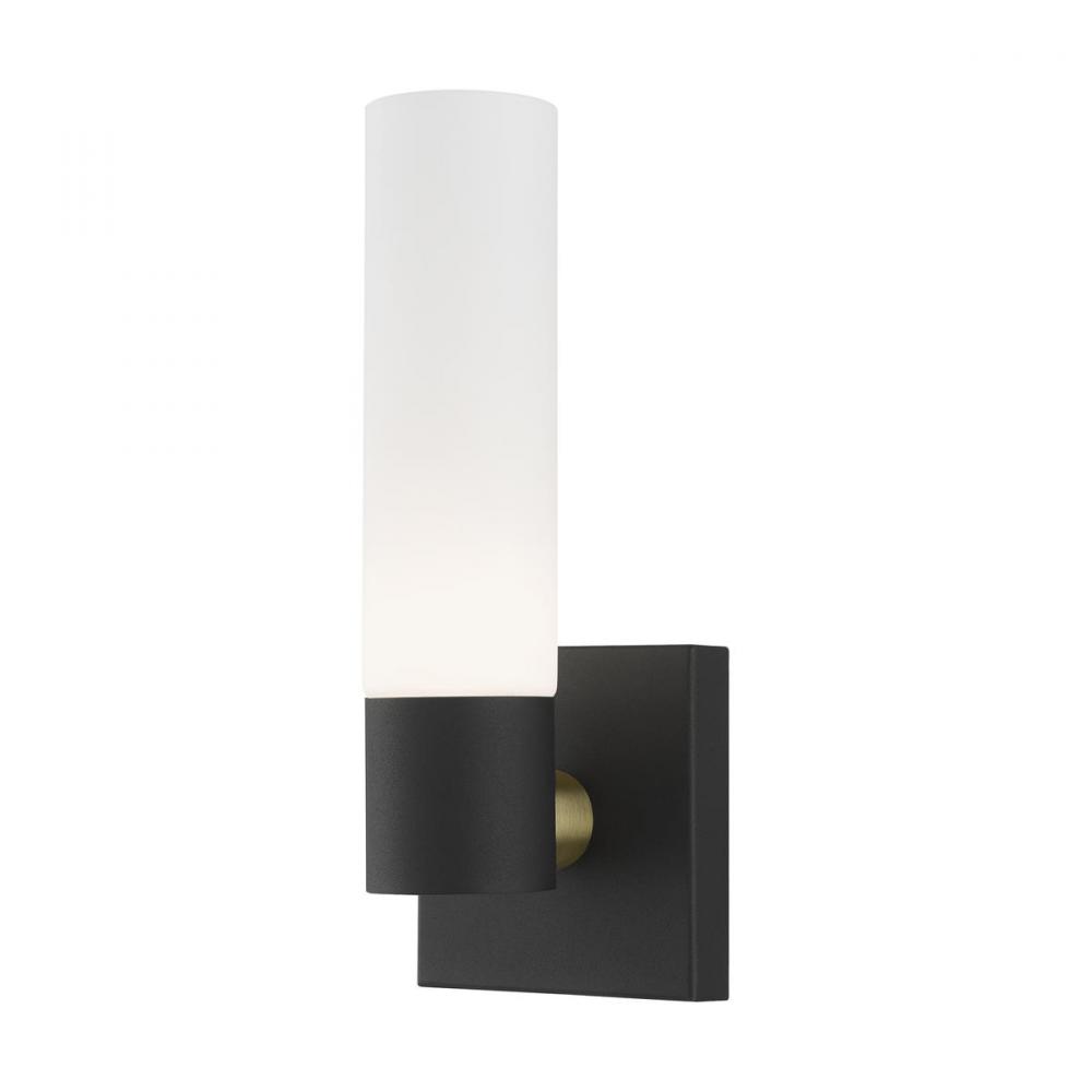 Textured Black ADA Single Sconce