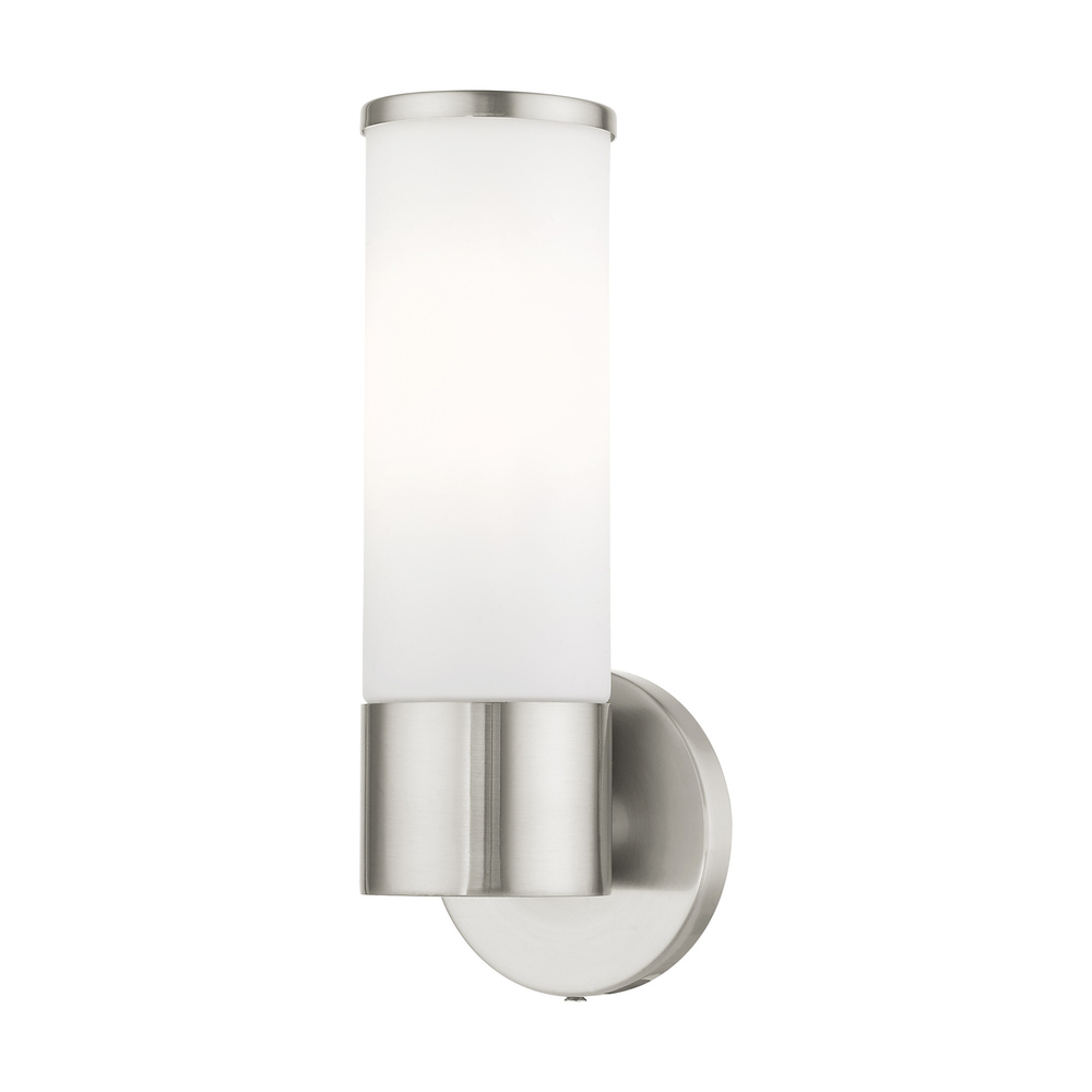 1 Lt Brushed Nickel ADA Vanity Sconce