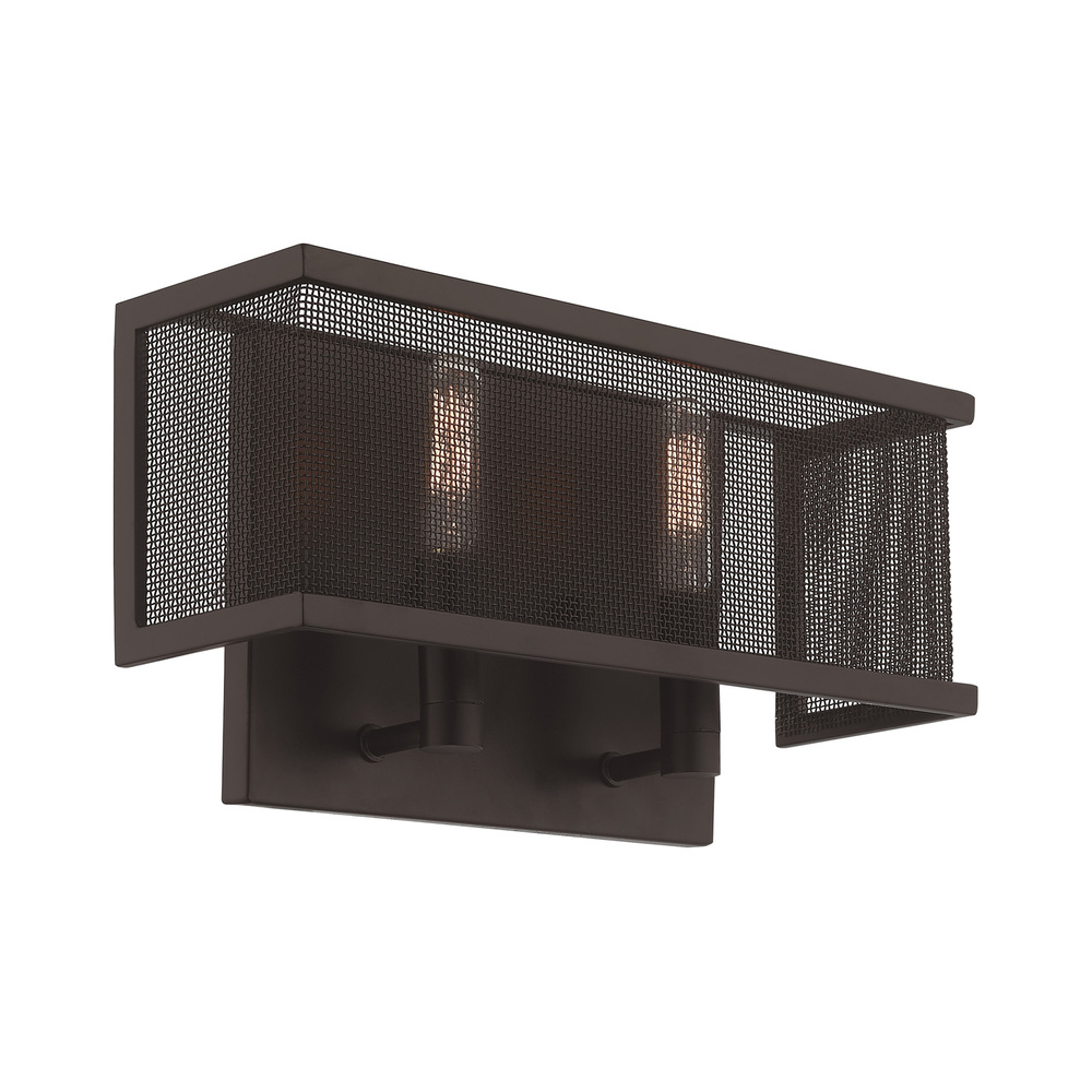 2 Lt Bronze ADA Wall Sconce