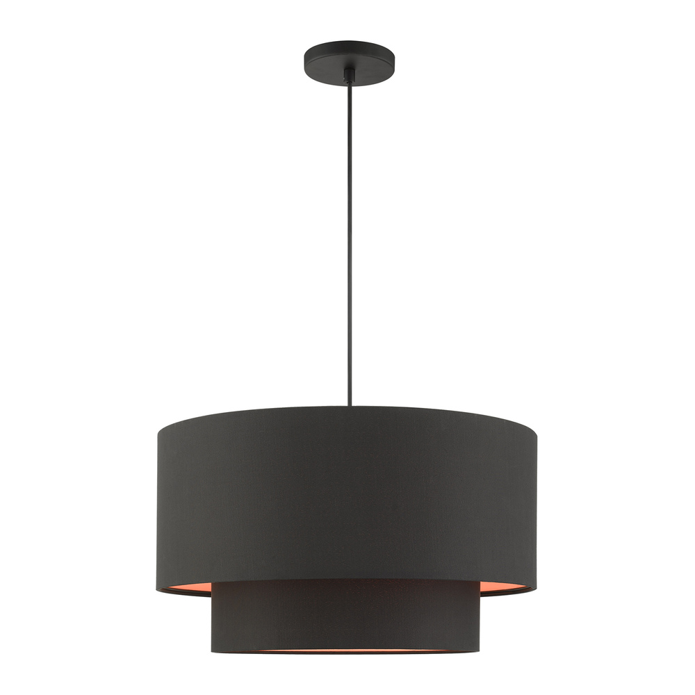 3 Lt Black  Pendant