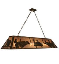 Meyda Green 69613 - 60"L Pool Hall Oblong Pendant