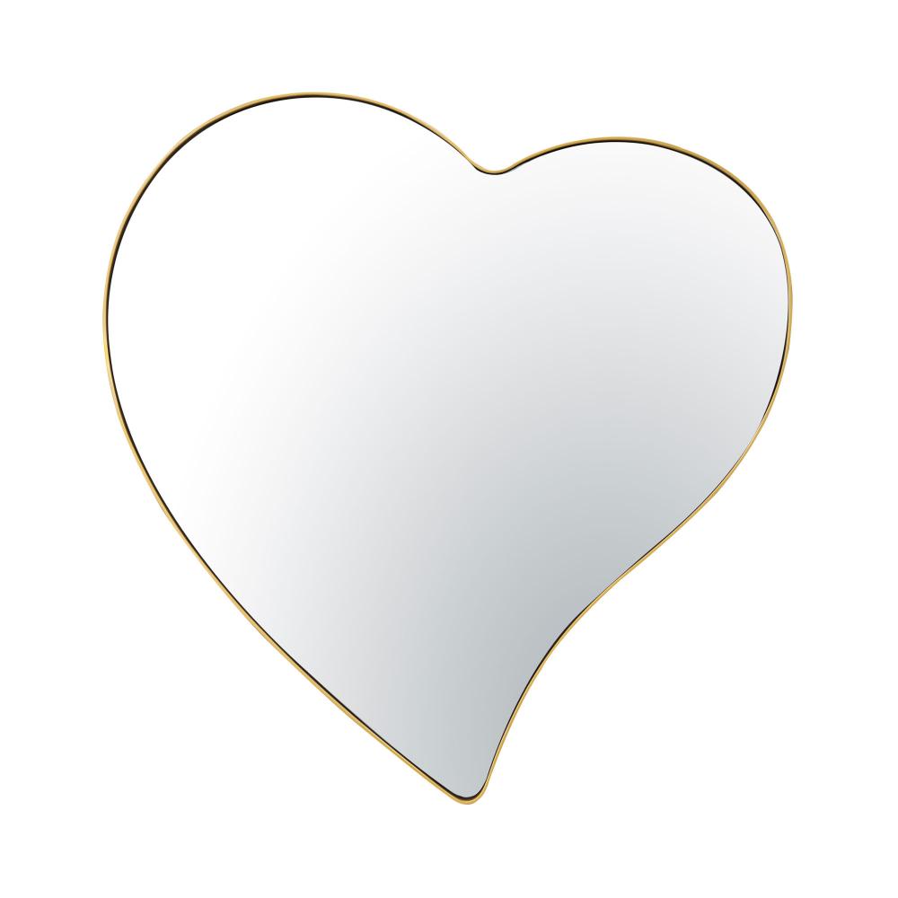 Who Do Ya&#39; Love 30x30 Mirror - Gold