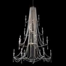 Varaluz 270C18TR - Barcelona 18-Lt Crystal Chandelier - Transcend Silver