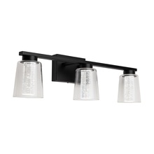  AC7353BK - Dalton Collection 3-Light Bathroom Vanity Fixture Black