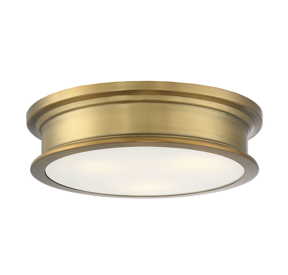 Watkins 3-Light Ceiling Light in Warm Brass