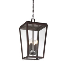 Savoy House 5-549-13 - Milton 4-Light Outdoor Hanging Lantern in English Bronze