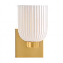 Savoy House 9-3172-1-322 - Isla Blanca 1-Light Wall Sconce in Warm Brass by Breegan Jane