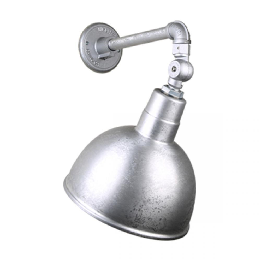 10&#34; Gooseneck Light Deep Bowl Shade, QSNB-44 Arm, Swivel Knuckle Accessory