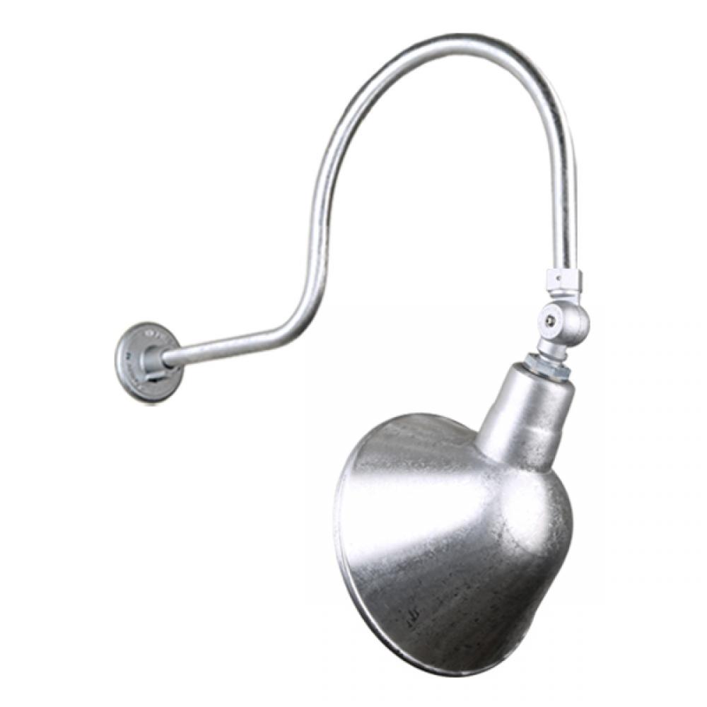 10&#34; Gooseneck Light Angle Shade, QSNHL-C Arm, Swivel Knuckle Accessory