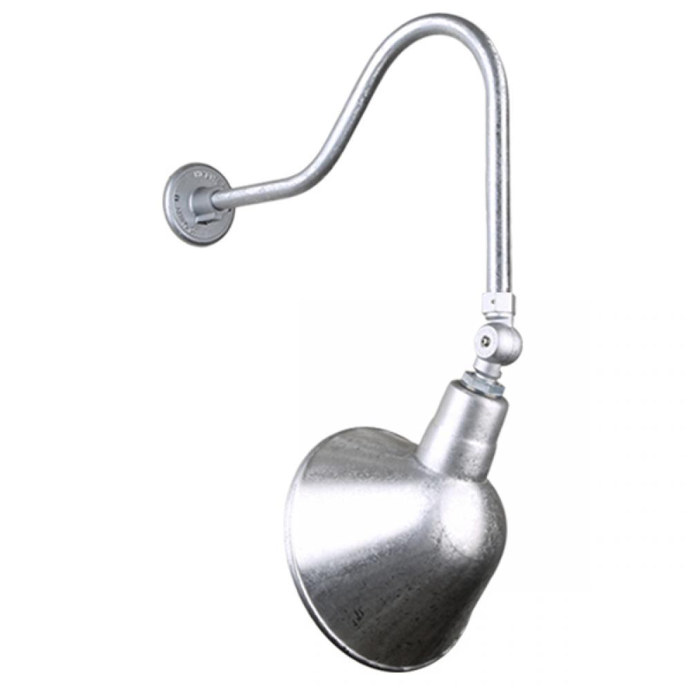 10&#34; Gooseneck Light Angle Shade, QSNHL-H Arm, Swivel Knuckle Accessory