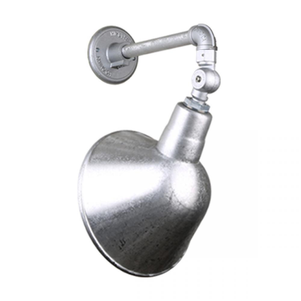 10&#34; Gooseneck Light Angle Shade, QSNB-44 Arm, Swivel Knuckle Accessory