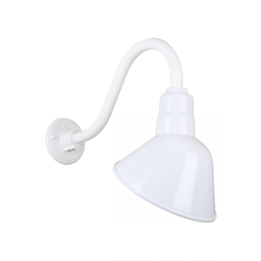 10&#34; Gooseneck Light Angle Shade, QSNB-42 Arm