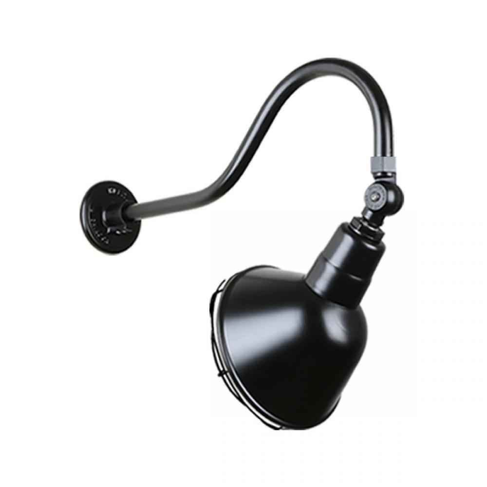 10&#34; Gooseneck Light Angle Shade, QSNHL-A Arm, Swivel Knuckle & Wire Guard Accessories