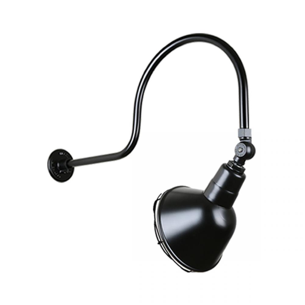 10&#34; Gooseneck Light Angle Shade, QSNHL-C Arm, Swivel Knuckle & Wire Guard Accessories