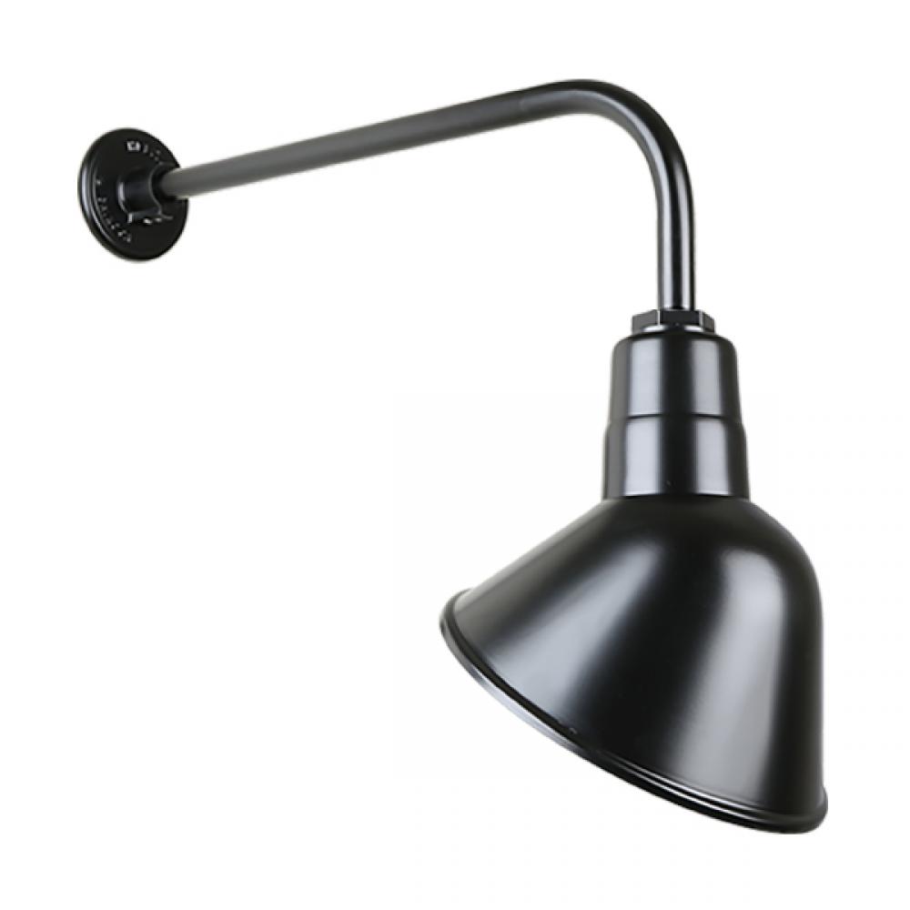 10&#34; Gooseneck Light Angle Shade, QSNB-13 Arm