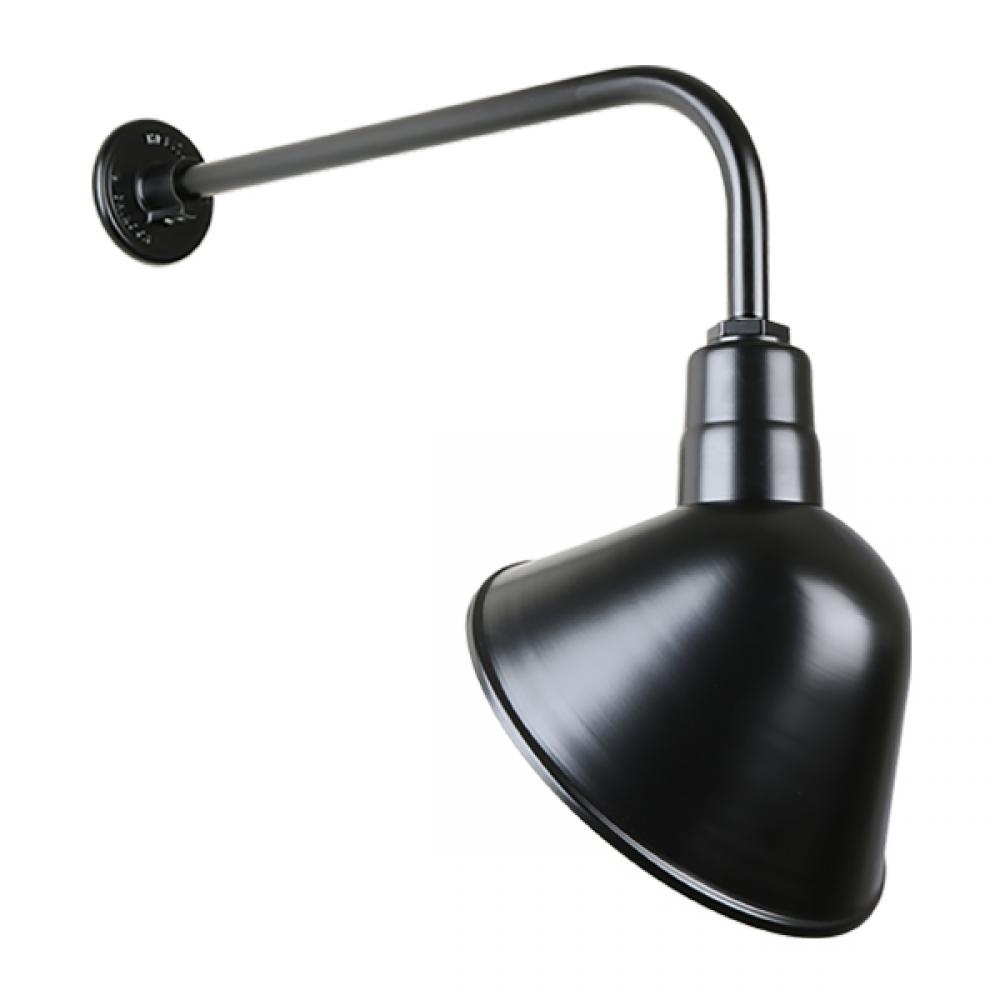 12&#34; Gooseneck Light Angle Shade, QSNB-13 Arm